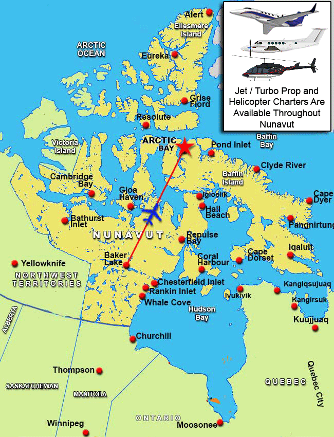 Baker Lake to Arctic Bay